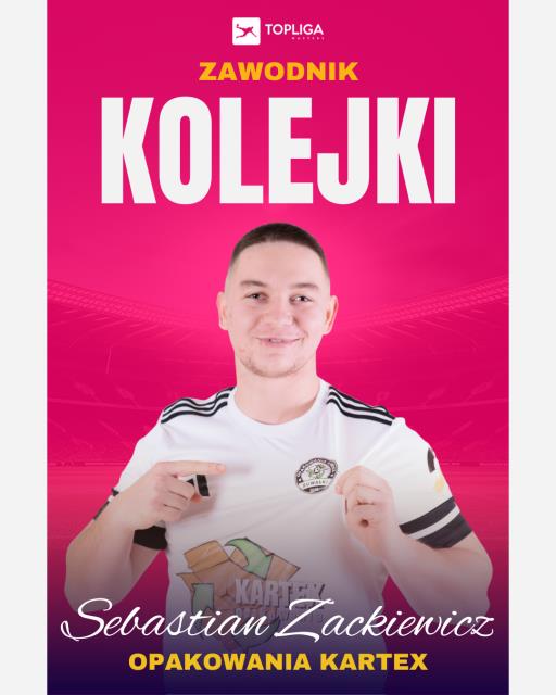 Sebastian Zackiewicz MVP XII kolejki rozgrywek!
